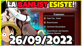 LA BANLIST E' USCITAAAAAAAAAAA || BANLIST REACTION  [Yu-gi-oh! ITA]