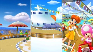 Evolution of Daisy Cruiser Tracks in Mario Kart Games (2003 - 2022)
