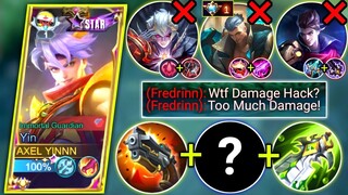 YIN VS TANKY FREDRINN AND PRO DYRROTH IN SIDELANE | YIN BEST BUILD & EMBLEMS 2023 | MOBILE LEGENDS