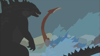 Godzilla vs Mega kaiju monster animation