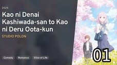 Kao ni Denai Kashiwada-san to Kao ni Deru Oota-kun |InexpressiveKashiwadaAndExpressiveOota EP 01
