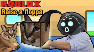 Roblox ฮาๆ:ประสบการณ์ เลี้ยงฟลอปป้า:raise a floppa:Roblox สนุกๆ