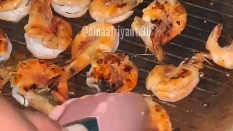 Udang Bakar With Garlic