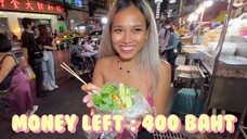 15 Dollar Food Challenge In Chinatown With Beautiful Thai Girl - Thailand Street