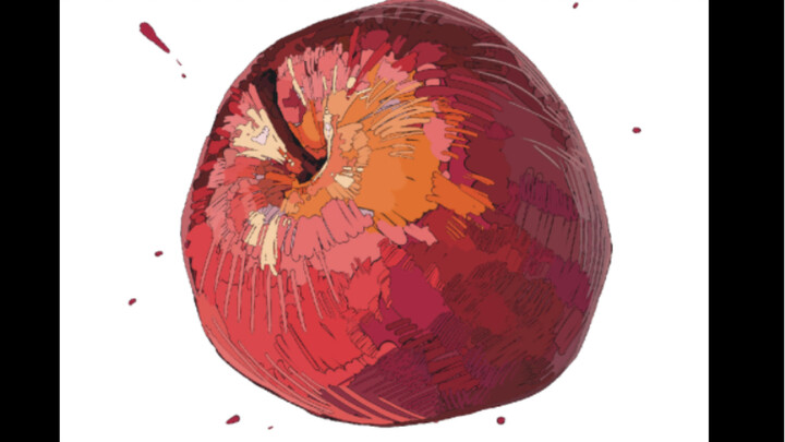 【Procreate】🍎 Just a few simple steps to draw an adorable apple!