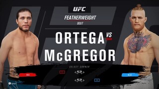 EA SPORTS UFC 4 - Featherweight - Prelims: Ortega vs McGregor (CPU vs CPU)