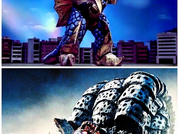 The final boss of the old Ultraman Heisei VS the boss of the movie