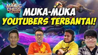 REUNI YOUTUBER AUTO CHESS MALAH TERBANTAI KOMBO HARAM 3 KRISTAL!! | Magic Chess Bang Bang Indonesia
