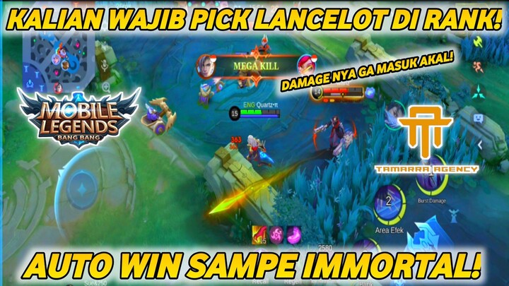 KALIAN WAJIB PICK LANCELOT DI RANK! DAMAGENYA GA MASUK AKAL! #bestofbest #Game #MAC