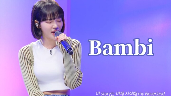 What a gorgeous high note! LE SSERAFIM's Kim Chae-won cover of "Bambi," originally by Byun Baek-hyun