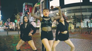 The best Japanese cover dance aespa-NEXT LEVEL girl is super beautiful on the street and covers kpop