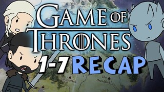 The ENTIRE Game of Thrones Storyline So Far.. (Seasons 1-7) - RECAP under 15 mins