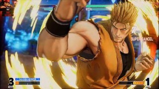 KOF15　チャンピオン　リョウサカザキ　一瞬で決めに来る…中断から８Hit一撃必殺コンボ