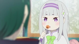 Little Emilia just eats candy