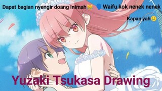 Yuzaki Tsukasa drawing(Tonikaku Kawaii)