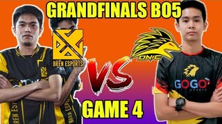 GAME 4 - BREN ESPORTS VS ONIC PH  GRANDFINALS WFH CHARITY CUP TOURNAMENT