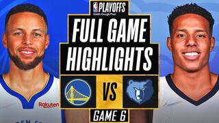 GOLDEN STATE WARRIORS vs MEMPHIS GRIZZLIES FULL GAME 6 HIGHLIGHTS | 2021-22 NBA Playoffs NBA 2K22