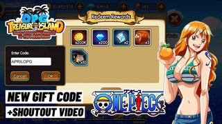 New April Weekly Gift Code + Shoutout Video OPG: Treasure Island Mobile