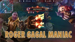 EXE MOBILE LEGENDS, MOMEN KOCAK ROGER GAGAL MANIAC KARENA FRANCO!!!