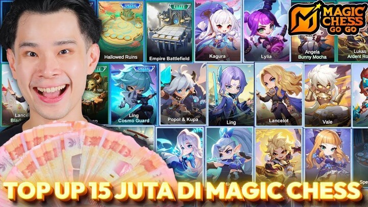 TOP UP 15 JUTA DI MAGIC CHESS GO GO DAPET APA AJA