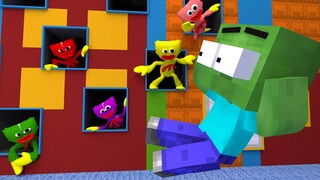 Monster School: Whack a Wuggy - Chapter 2 Poppy Playtime | Minecraft Animation