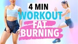 4 MIN WORKOUT CHALLENGE | FAT BURNING WORKOUT FOR WOMEN | INTENSE CARDIO WORKOUT AT HOME