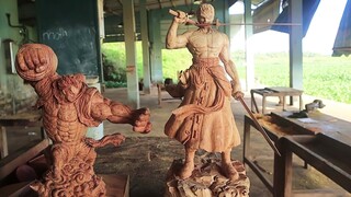 เฮ้ สามีของคุณซ่อนตัวอยู่ในป่า! 【เซารอนแกะสลักไม้】