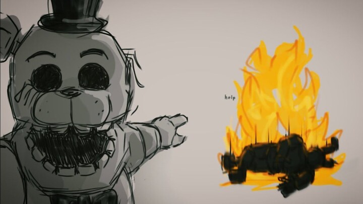 Golden Freddy adalah roh pendendam - animasi fnaf