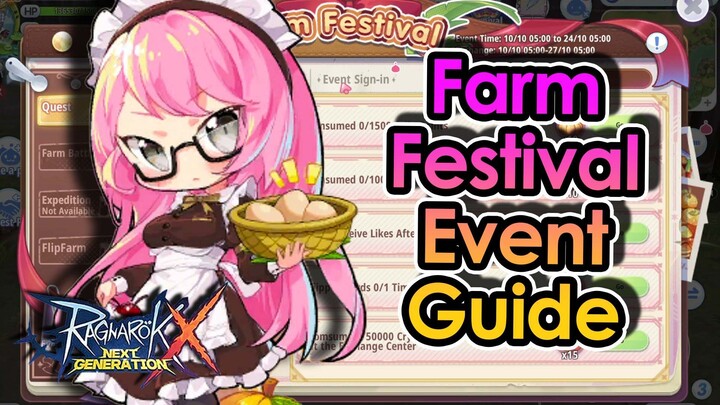 [ROX Global] Farm Festival Full Guide & One of The Fastest Mount in ROX Global! | King Spade