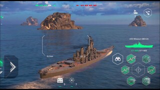 Modern Warships: USS MISSOURI in Grinding mode. [4K HD RESOLUTION]