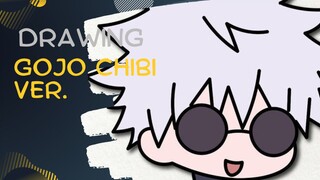 「DRAWING」「GOJO」「CHIBI-VER.」[JUJUTSU KAISEN]