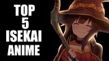 Top 5 Fantasy Isekai Anime || Anime Recommendations || DIT CHAN