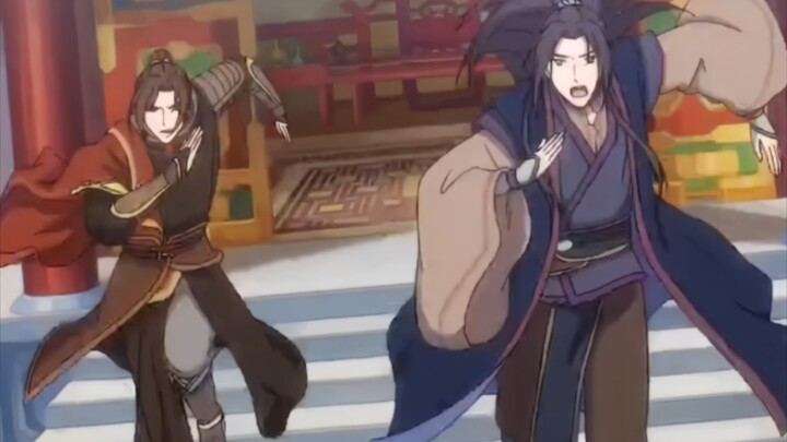 Even after eight hundred years, Xie Lian is still their Crown Prince. Mu Qing still can't stand it, 