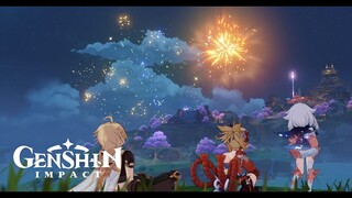 Naganohara Fireworks Festival Cutscene | Yoimiya Story Quest