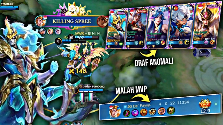DRAFT ANOMALI, MUSUH AUTO LARIII!! - Mobile Legends