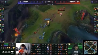 LCK Mùa Hè 2022_ KDF vs BRO - Full Highlights _ Ván 1, 2 _ Tuần 4 Ngày 1