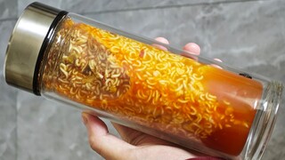 如何吃泡面