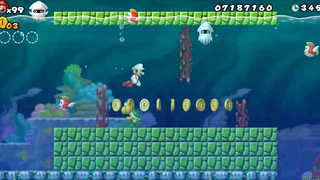 ใหม่ Super Mario All Stars HD Super Mario Bros ระดับที่หายไป REMAKE 100% Mundo 3 และ 4