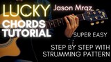 Jason Mraz - Lucky Chords (Guitar Tutorial) for Acoustic Cover