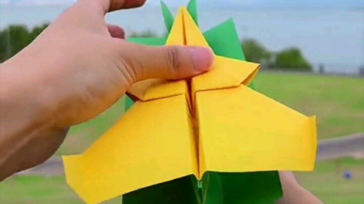 เครื่องบินกระดาษพร้อมแท่นปล่อยบินได้ไกลมาก เจ๋งมาก