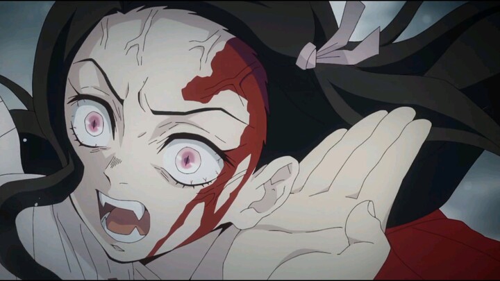 "Nezuko dalam aksi penuh semangat – adegan yang bikin merinding! 🩸✨"