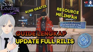 GUIDE LENGKAP SEMUA UPDATE FULL RILIS SOLO LEVELING ARISE