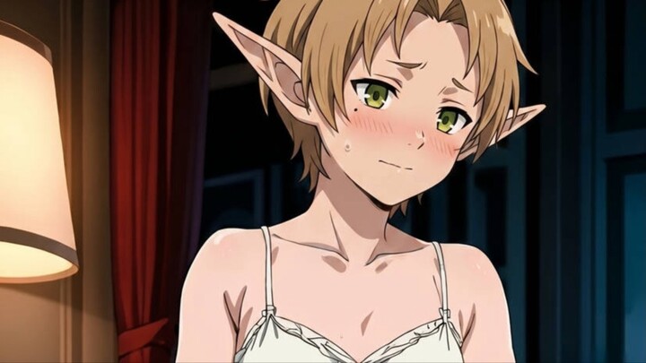 Rudeus dikutuk jadi elf femboy🥵