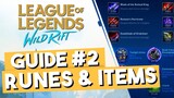 ML PLAYERS GUIDE TO WILD RIFT - Runes and Items