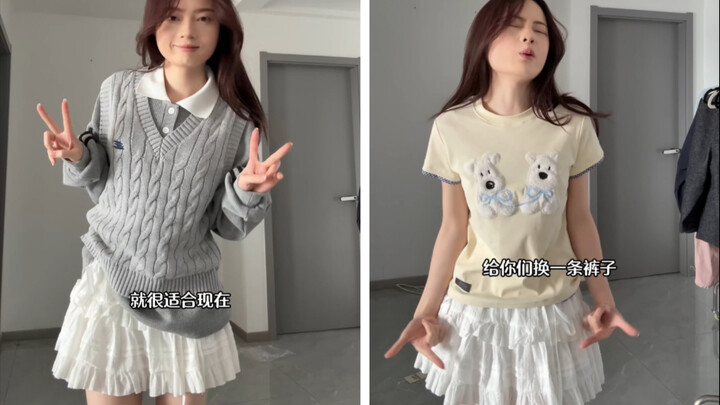 又冷又热的季节穿什么呢#春日穿搭