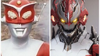 Superman Merah di bawah lukisan AI