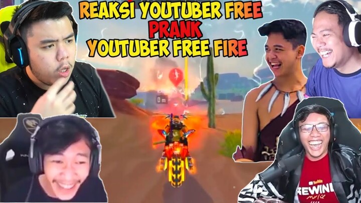 REAKSI YOUTUBER FREE FIRE PRANK YOUTUBER LAIN|| Frontal, Mr05, Kopraljono, Budi01gaming Dll