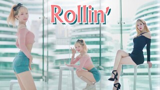 肉0肉0~清凉解暑椅子舞 和我一起做扩胸运动吧~《rollin'》Brave Girls