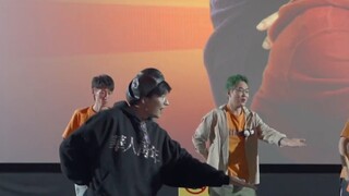 Dancing with Teacher Dapeng at the Keep You Safe site