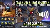 Roger Grimlock Transformer Skin Script No Password | Full Sound & Full Effects | Mobile Legends